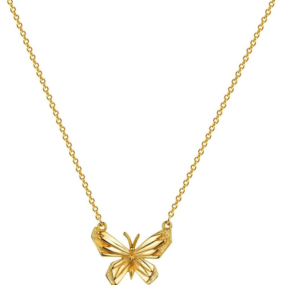 Women Necklace Gold Pendant 14K Simple Dainty Chain Everyday Trendy Jewelry